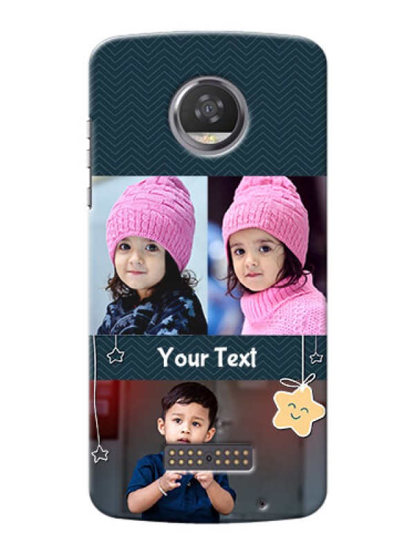 Custom Motorola Moto Z2 Play 3 image holder with hanging stars Design