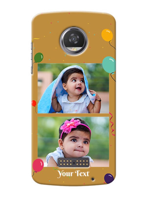Custom Motorola Moto Z2 Play 2 image holder with birthday celebrations Design