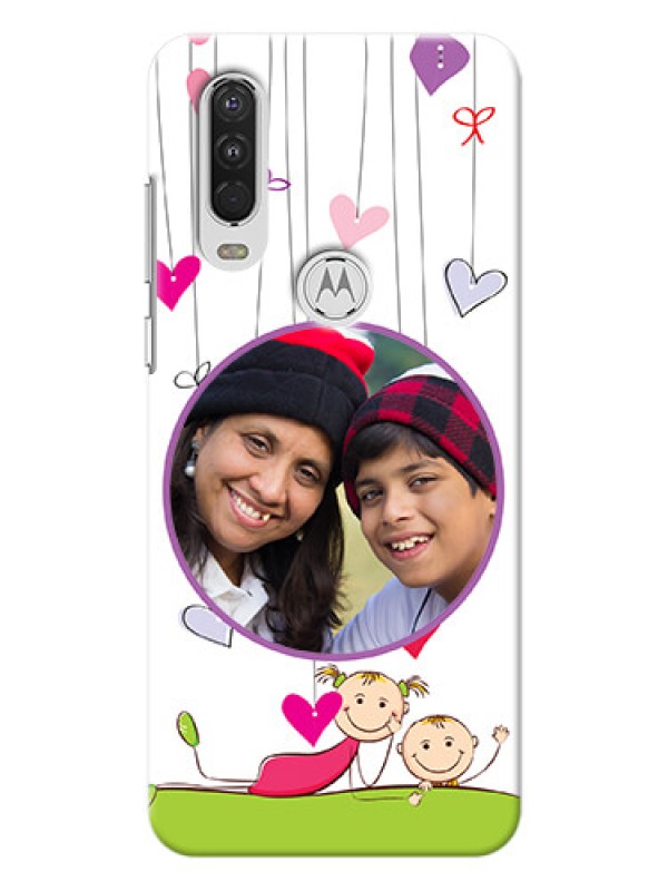 Custom Motorola One Action Mobile Cases: Cute Kids Phone Case Design