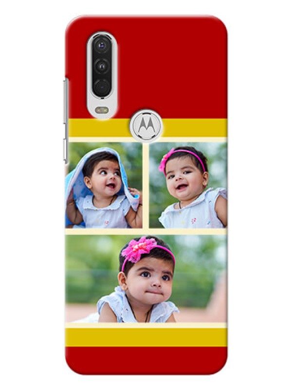 Custom Motorola One Action mobile phone cases: Multiple Pic Upload Design