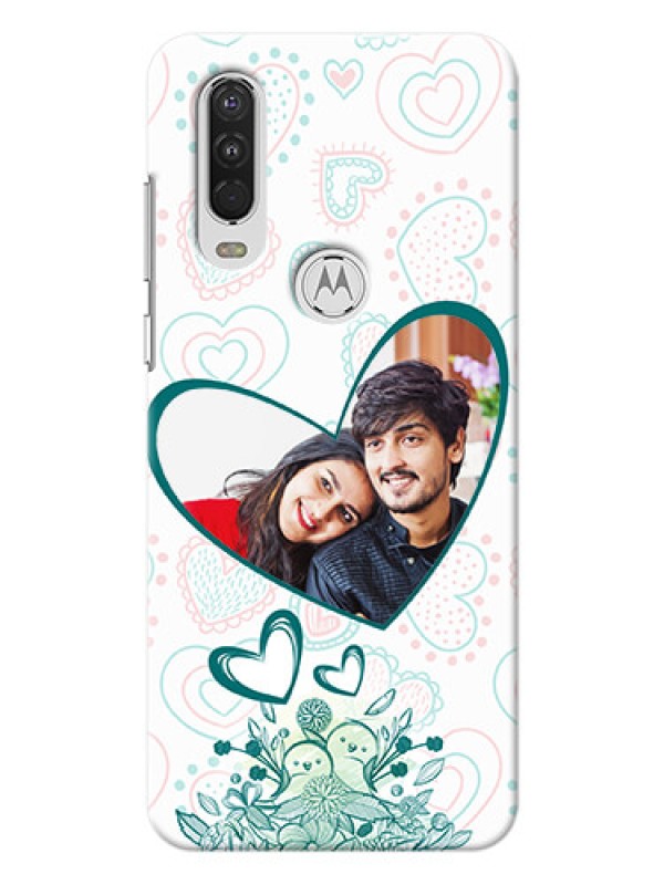 Custom Motorola One Action Personalized Mobile Cases: Premium Couple Design