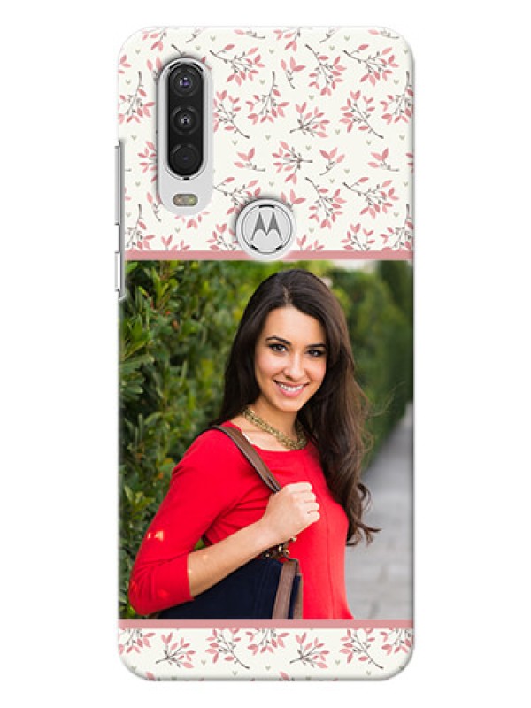 Custom Motorola One Action Back Covers: Premium Floral Design
