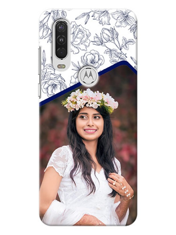 Custom Motorola One Action Phone Cases: Premium Floral Design