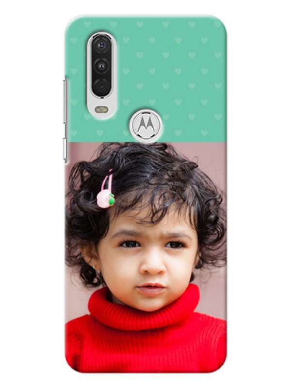 Custom Motorola One Action mobile cases online: Lovers Picture Design