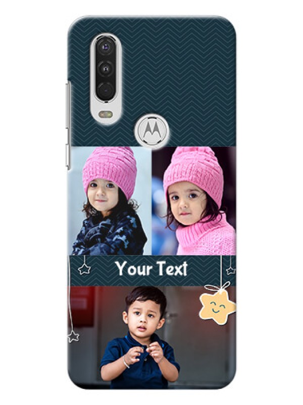 Custom Motorola One Action Mobile Back Covers Online: Hanging Stars Design