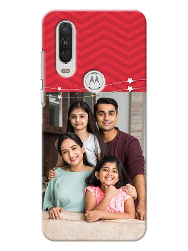 Custom Motorola One Action customized phone cases: Happy Family Design