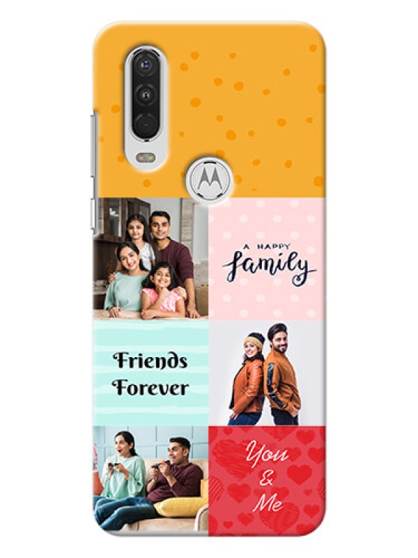 Custom Motorola One Action Customized Phone Cases: Images with Quotes Design