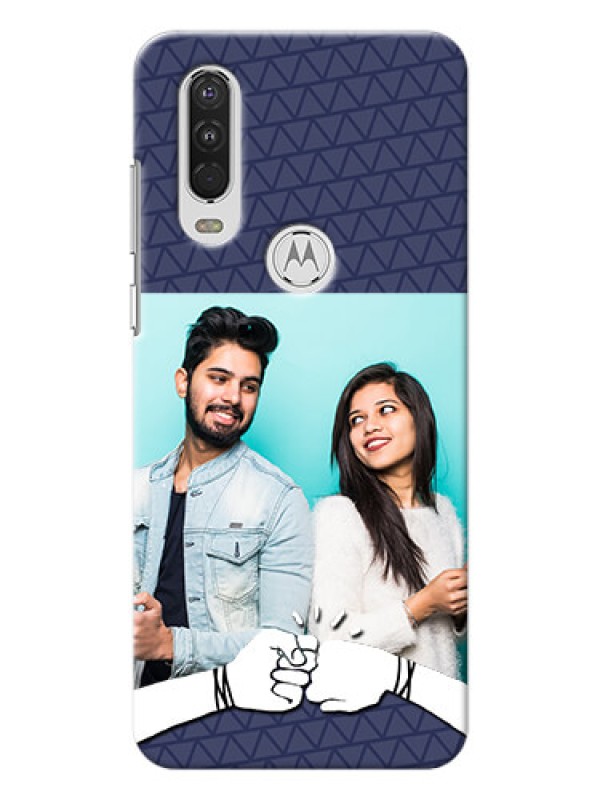 Custom Motorola One Action Mobile Covers Online with Best Friends Design  