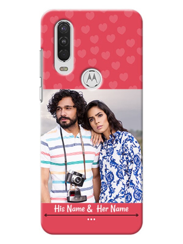 Custom Motorola One Action Mobile Cases: Simple Love Design