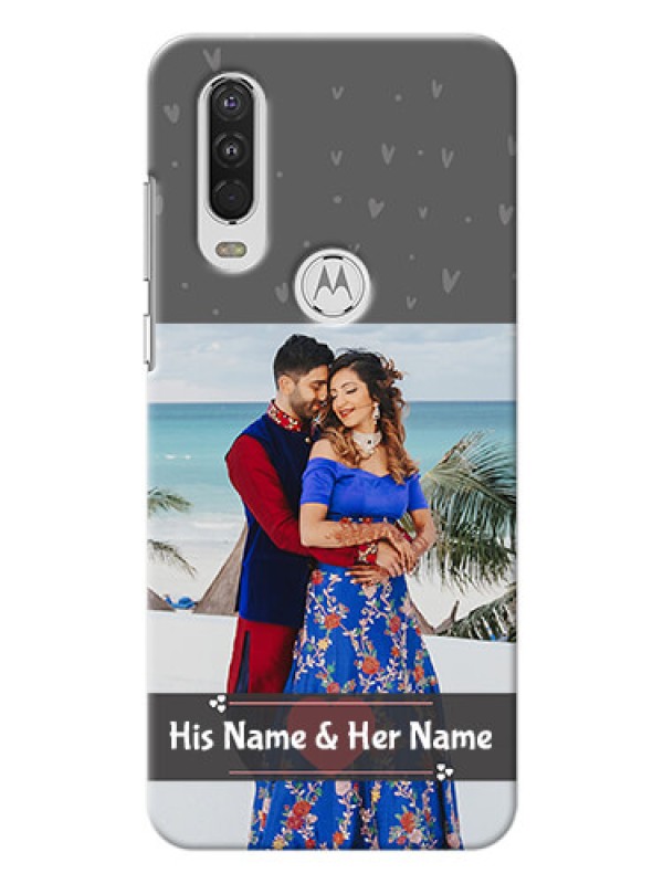 Custom Motorola One Action Mobile Covers: Buy Love Design with Photo Online