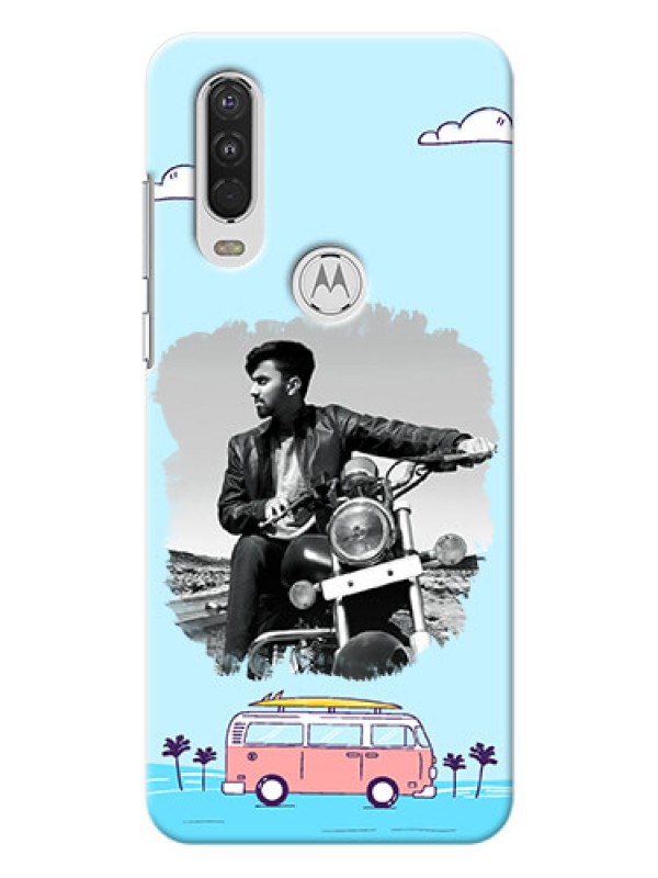 Custom Motorola One Action Mobile Covers Online: Travel & Adventure Design