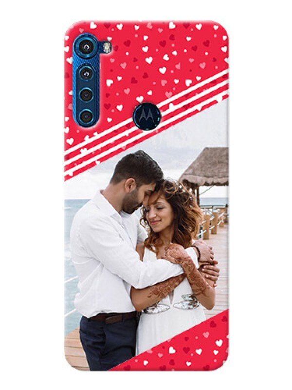 Custom Motorola One Fusion Plus Custom Mobile Covers:  Valentines Gift Design