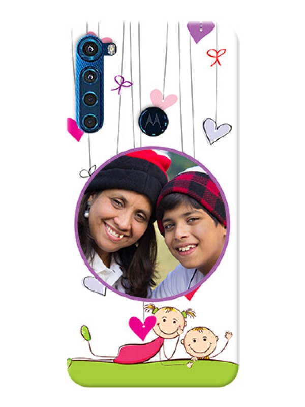 Custom Motorola One Fusion Plus Mobile Cases: Cute Kids Phone Case Design