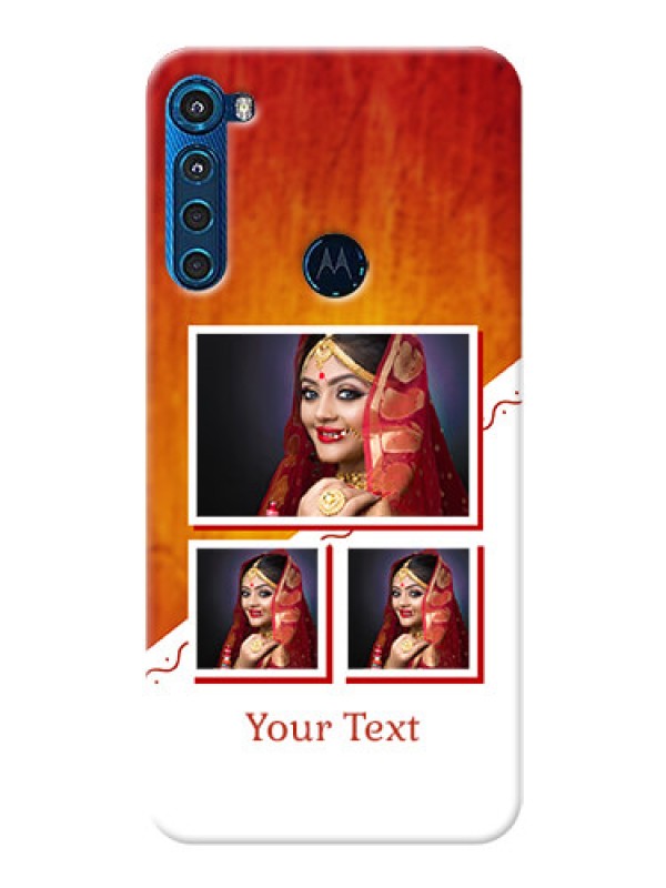 Custom Motorola One Fusion Plus Personalised Phone Cases: Wedding Memories Design  