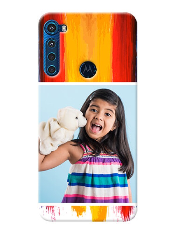 Custom Motorola One Fusion Plus custom phone covers: Multi Color Design