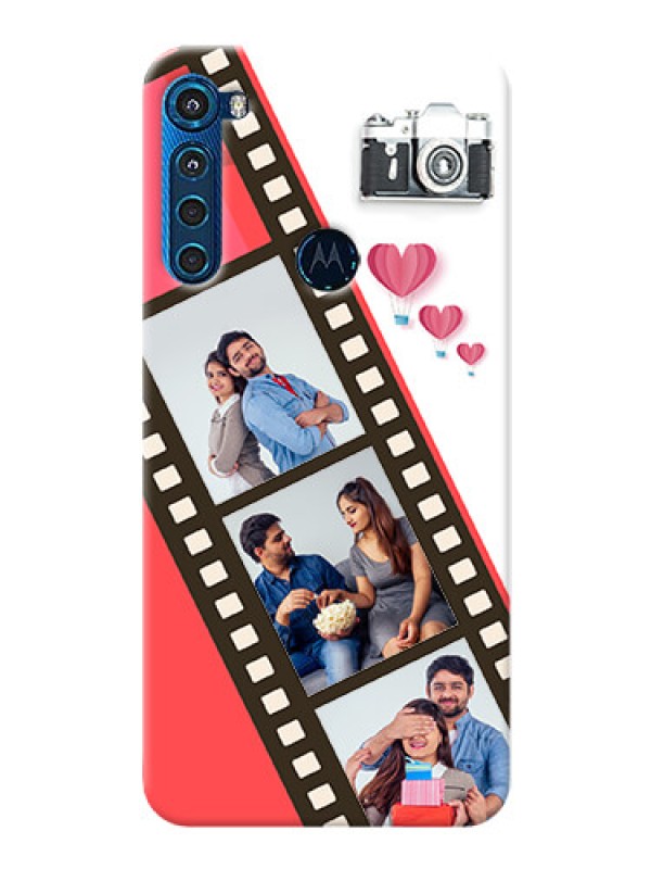 Custom Motorola One Fusion Plus custom phone covers: 3 Image Holder with Film Reel