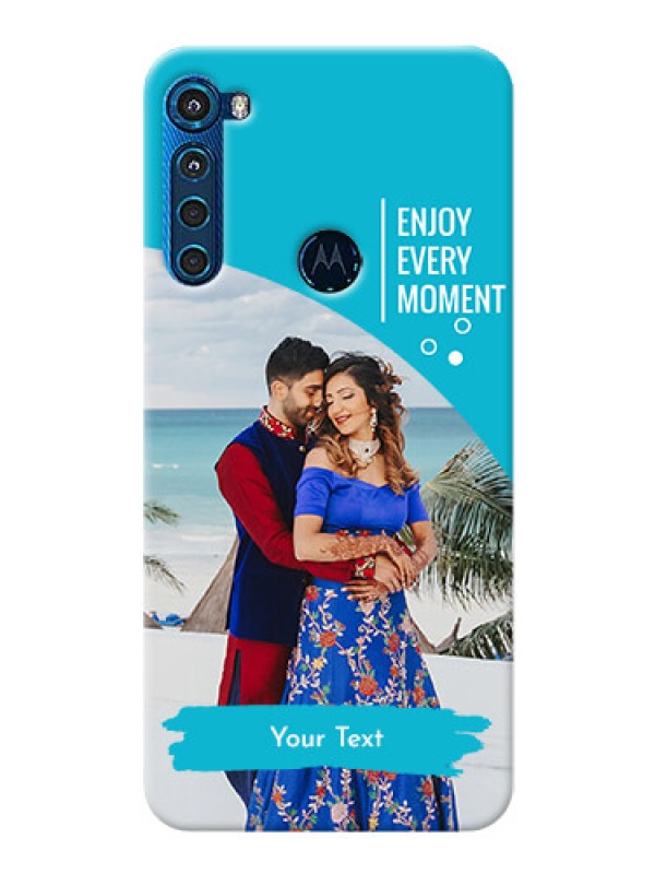 Custom Motorola One Fusion Plus Personalized Phone Covers: Happy Moment Design