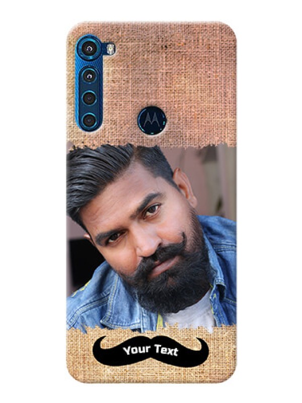 Custom Motorola One Fusion Plus Mobile Back Covers Online with Texture Design