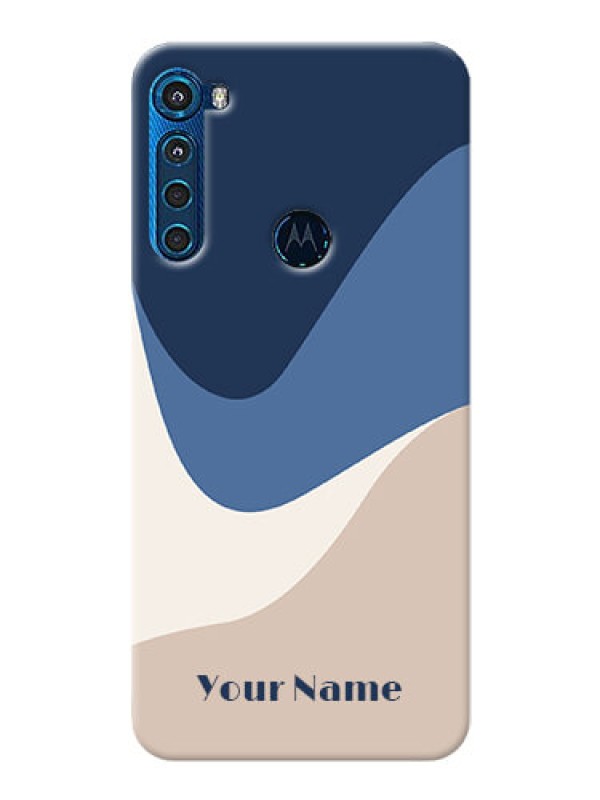 Custom Motorola One Fusion Plus Back Covers: Abstract Drip Art Design
