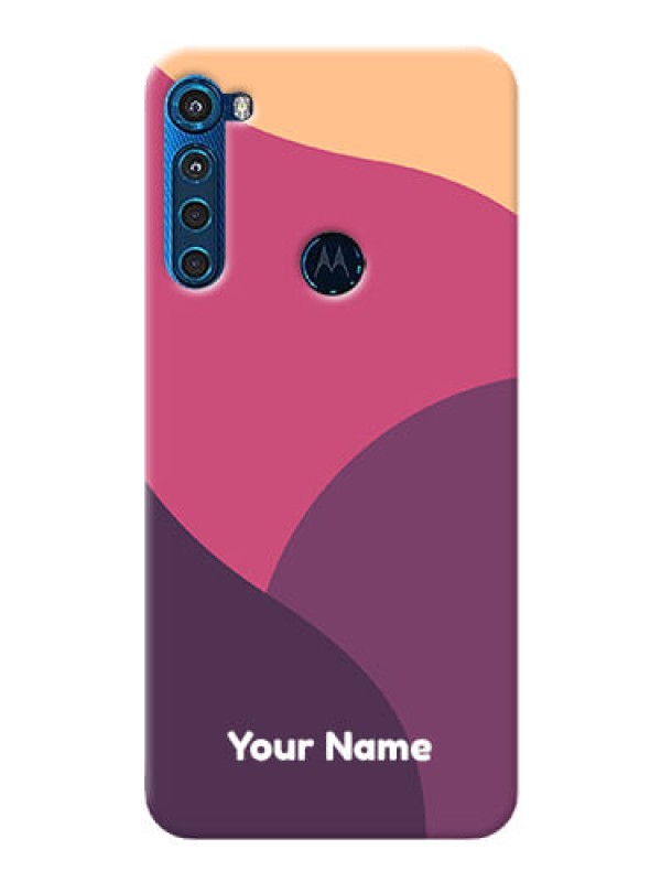 Custom Motorola One Fusion Plus Custom Phone Covers: Mixed Multi-colour abstract art Design