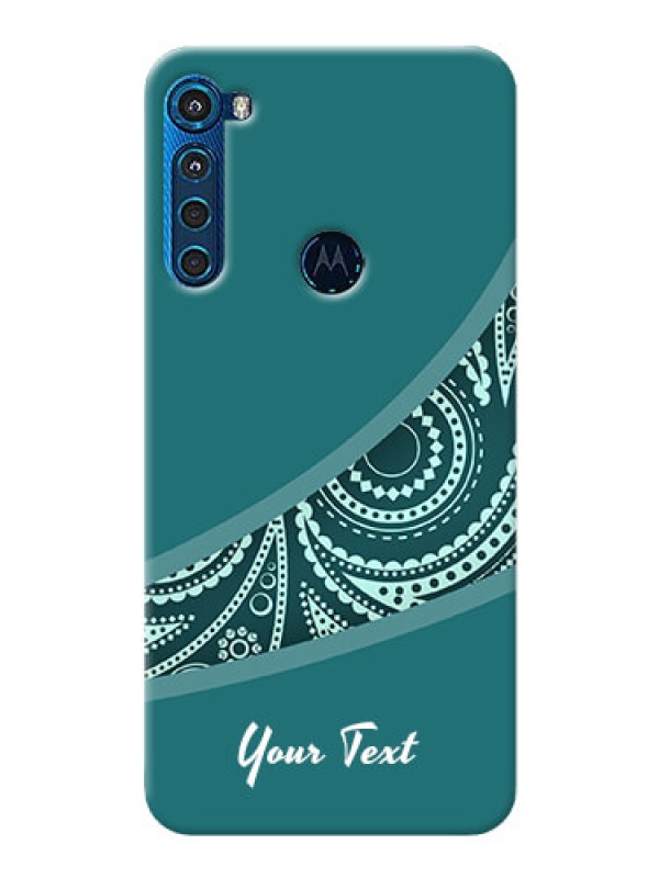 Custom Motorola One Fusion Plus Custom Phone Covers: semi visible floral Design