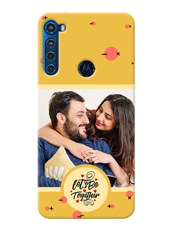 Custom Motorola One Fusion Plus Back Covers: Lets be Together Design