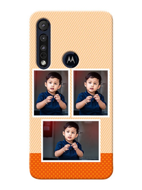 Custom Motorola One Macro Mobile Back Covers: Bulk Photos Upload Design