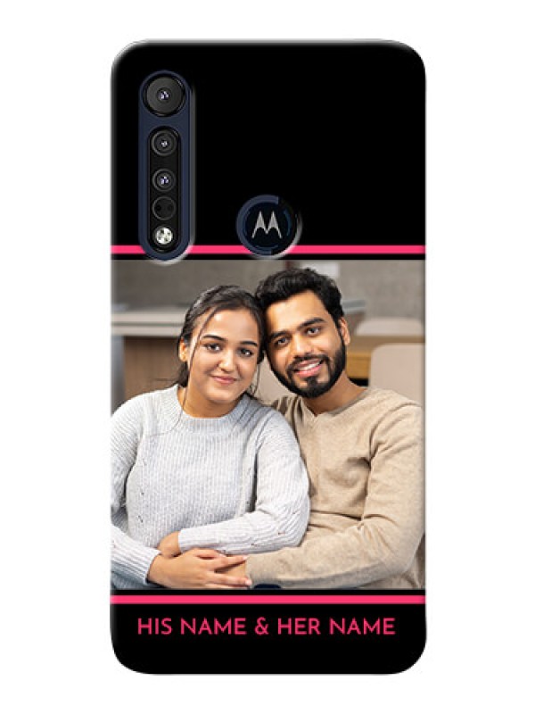 Custom Motorola One Macro Mobile Covers With Add Text Design