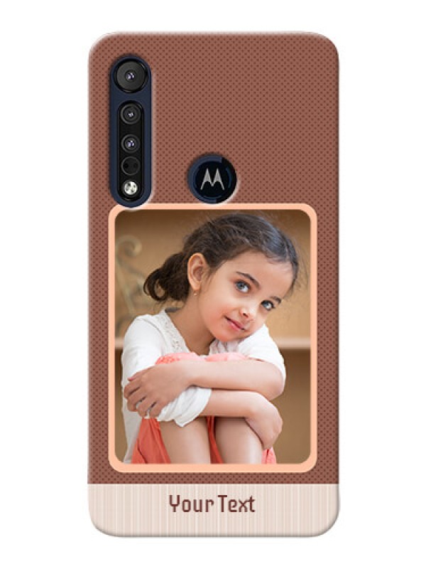 Custom Motorola One Macro Phone Covers: Simple Pic Upload Design