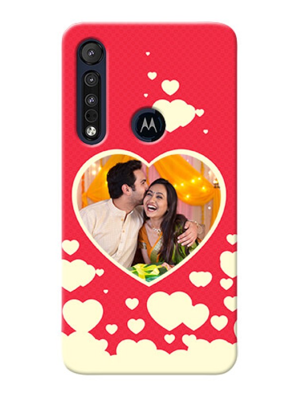Custom Motorola One Macro Phone Cases: Love Symbols Phone Cover Design