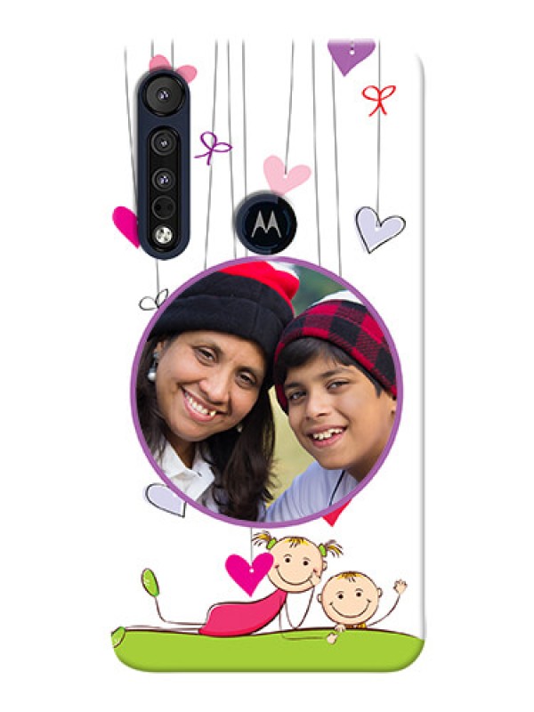 Custom Motorola One Macro Mobile Cases: Cute Kids Phone Case Design