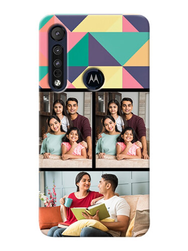 Custom Motorola One Macro personalised phone covers: Bulk Pic Upload Design