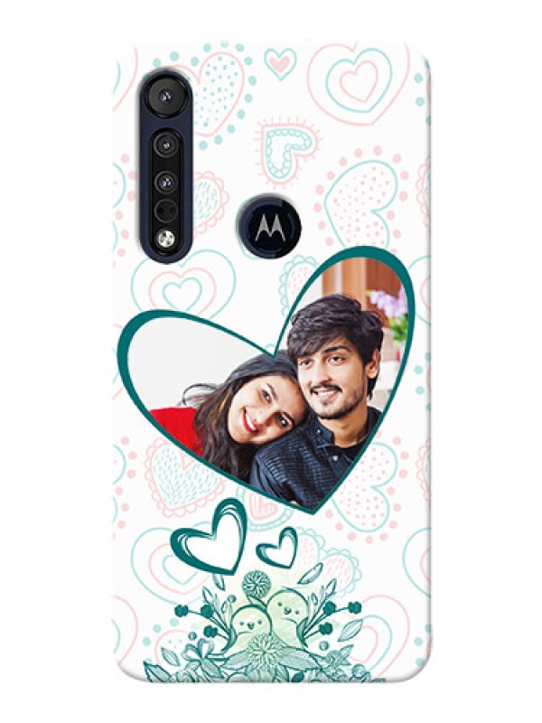 Custom Motorola One Macro Personalized Mobile Cases: Premium Couple Design