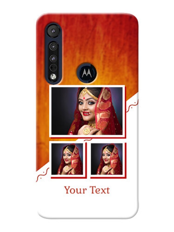Custom Motorola One Macro Personalised Phone Cases: Wedding Memories Design  
