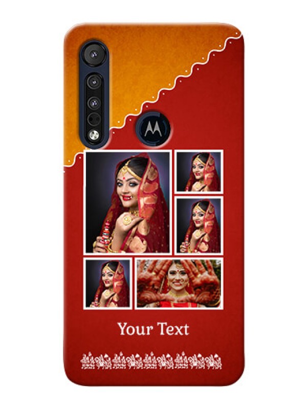Custom Motorola One Macro customized phone cases: Wedding Pic Upload Design