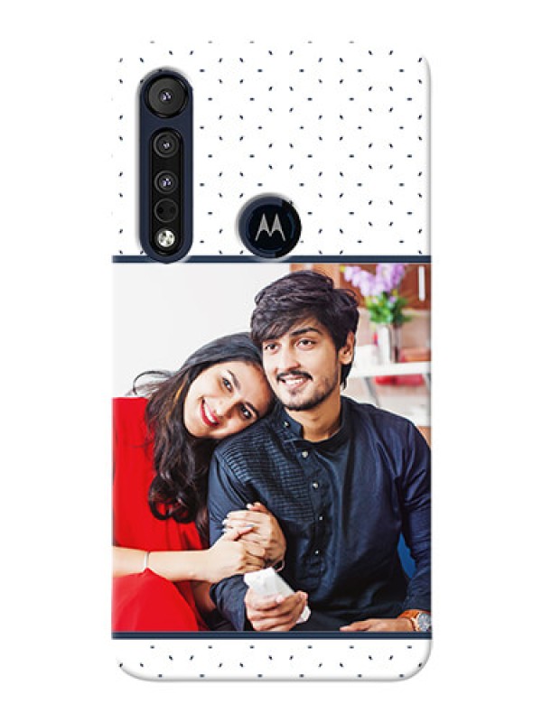Custom Motorola One Macro Personalized Phone Cases: Premium Dot Design