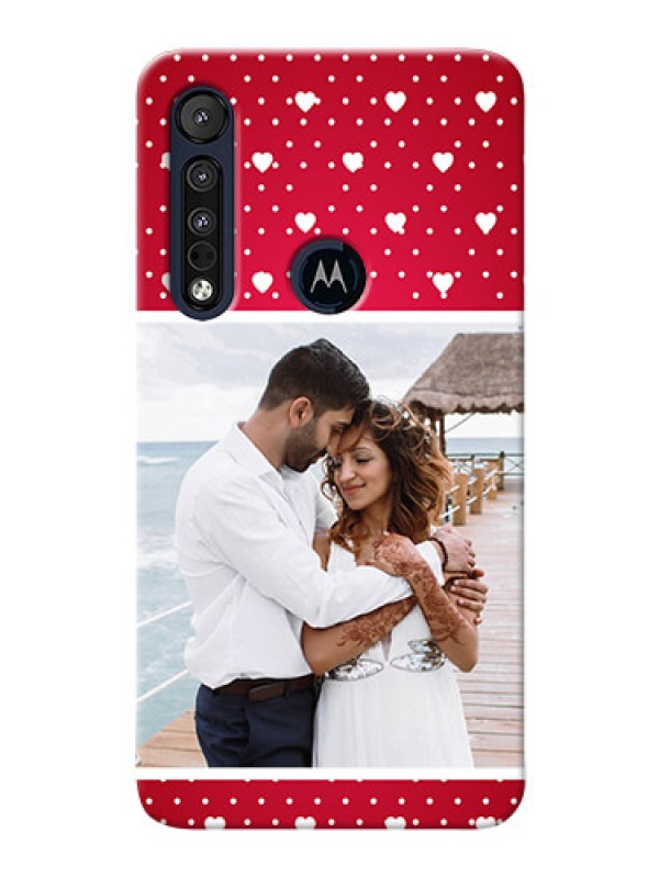 Custom Motorola One Macro custom back covers: Hearts Mobile Case Design