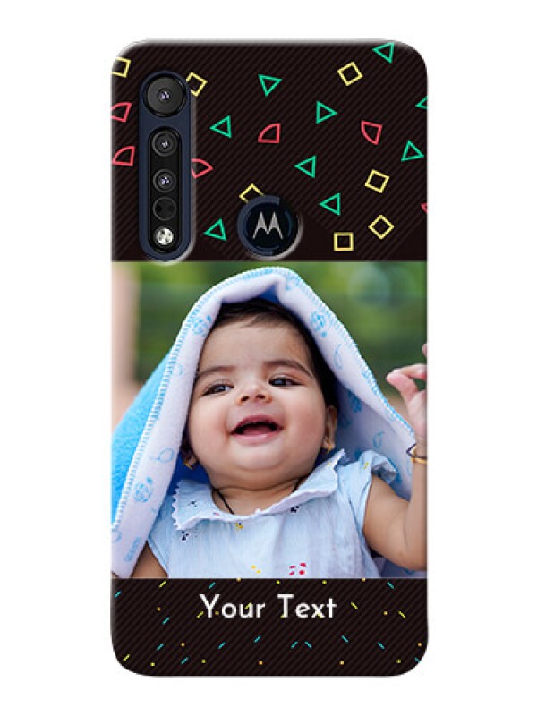 Custom Motorola One Macro custom mobile cases with confetti birthday design
