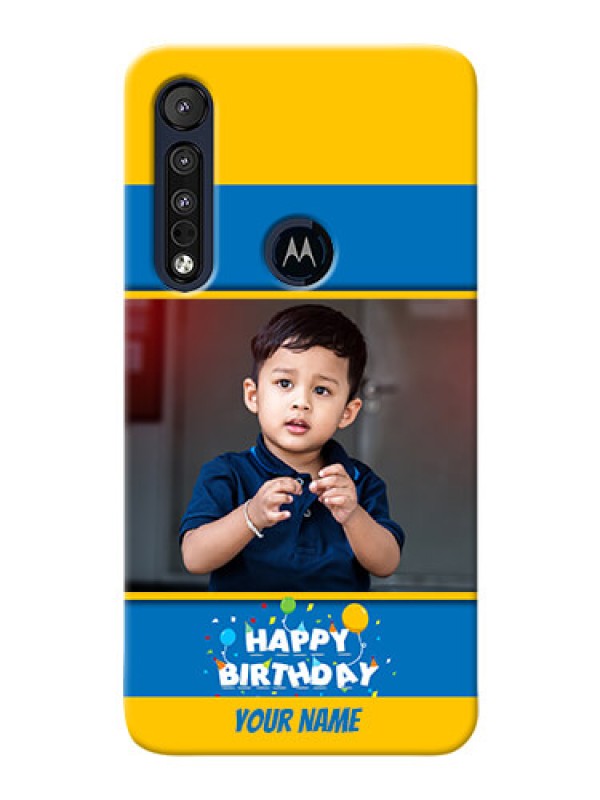 Custom Motorola One Macro Mobile Back Covers Online: Birthday Wishes Design