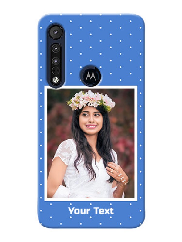 Custom Motorola One Macro Personalised Phone Cases: polka dots design