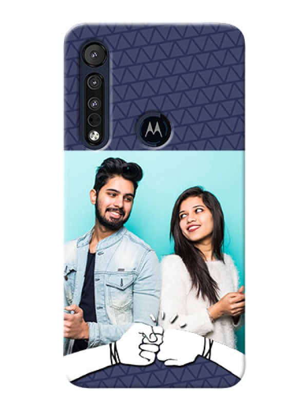 Custom Motorola One Macro Mobile Covers Online with Best Friends Design  