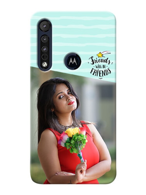 Custom Motorola One Macro Mobile Back Covers: Friends Picture Icon Design