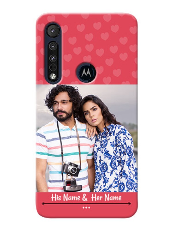 Custom Motorola One Macro Mobile Cases: Simple Love Design