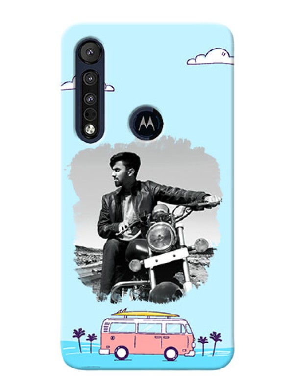 Custom Motorola One Macro Mobile Covers Online: Travel & Adventure Design