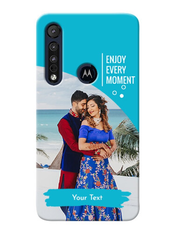 Custom Motorola One Macro Personalized Phone Covers: Happy Moment Design