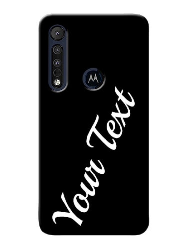 Custom Motorola One Macro Custom Mobile Cover with Your Name