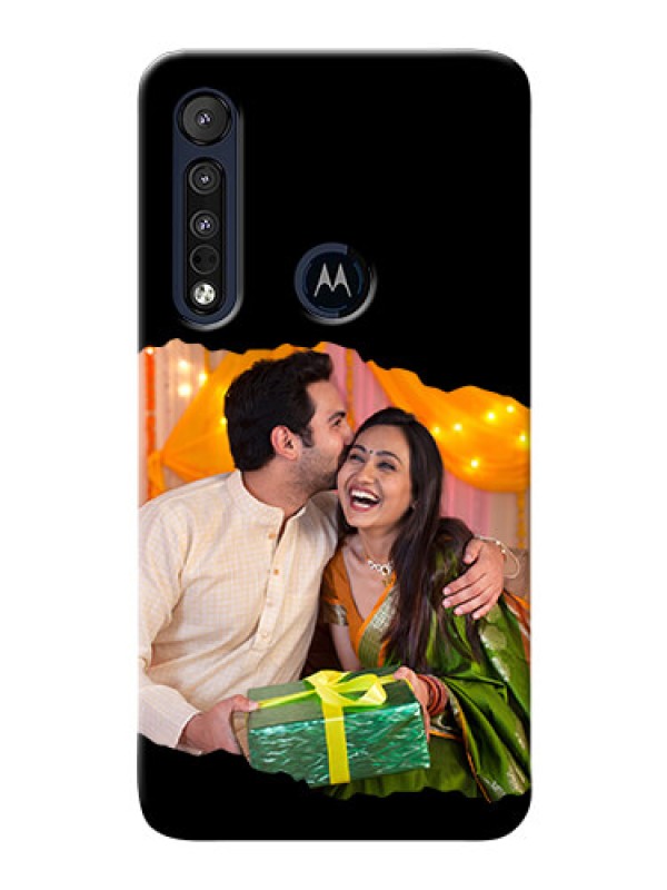 Custom Motorola One Macro Custom Phone Covers: Tear-off Design