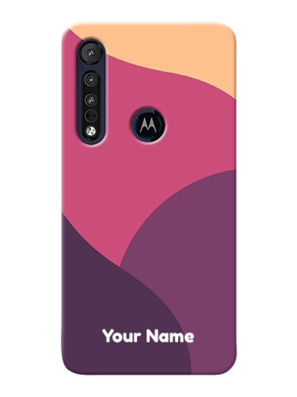 Custom Motorola One Macro Custom Phone Covers: Mixed Multi-colour abstract art Design