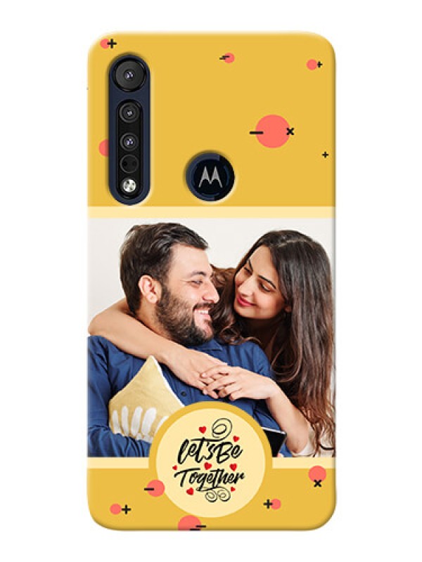 Custom Motorola One Macro Back Covers: Lets be Together Design
