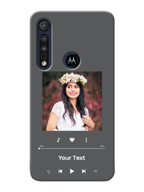 Custom Motorola One Macro Custom Mobile Case with Play The Music Design